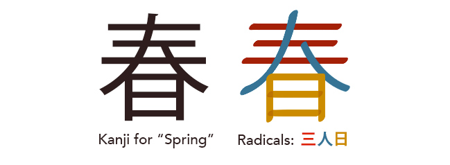 radicals-for-spring-kanji