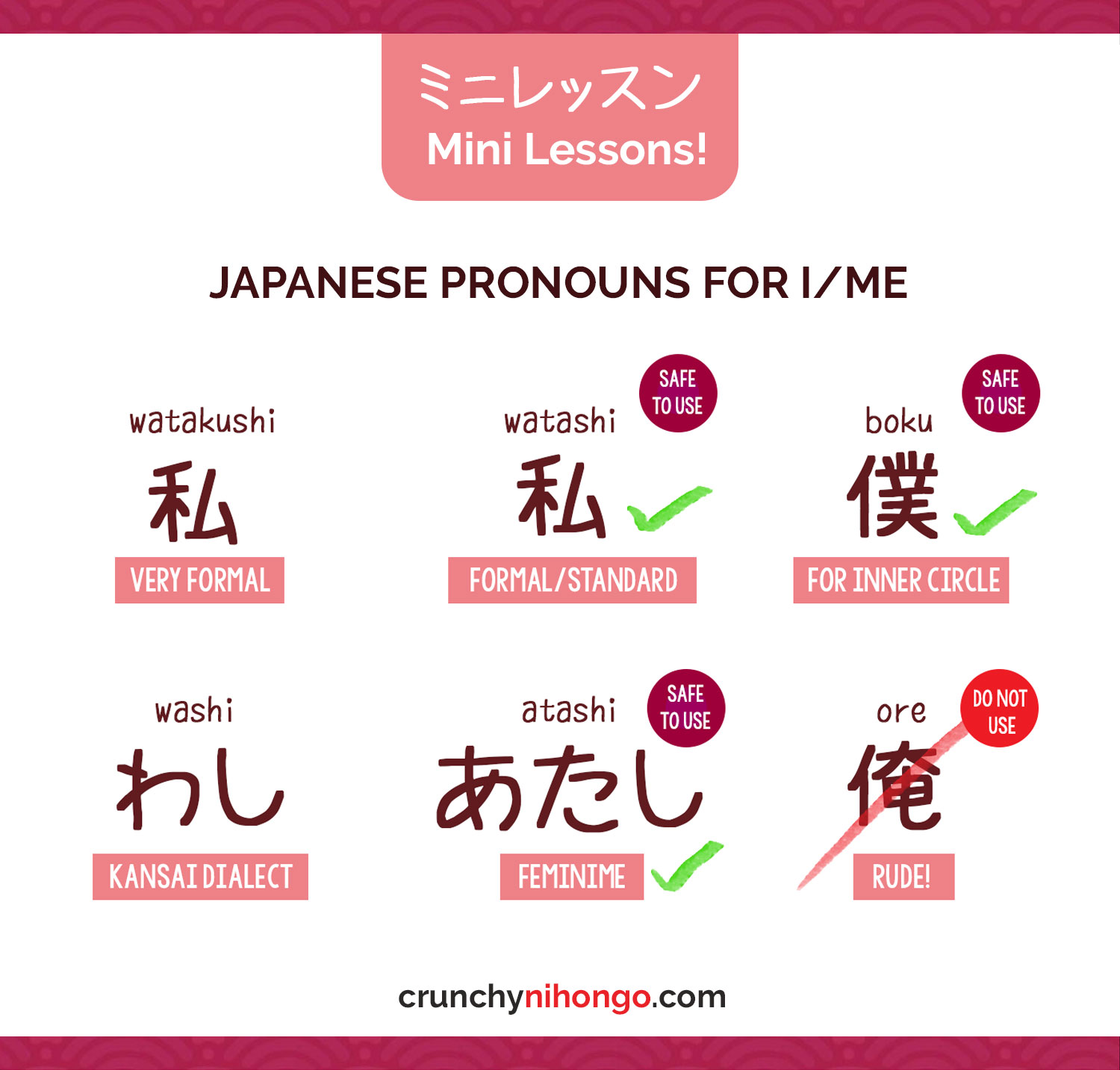 differentiate-japanese-pronouns-watashi-boku-ore-atashi-washi